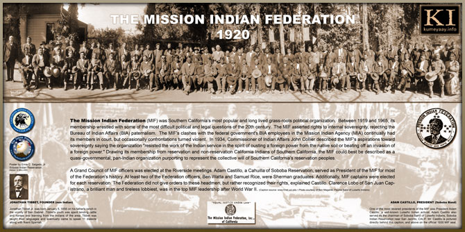MISSION INDIAN HISTORY 1920s