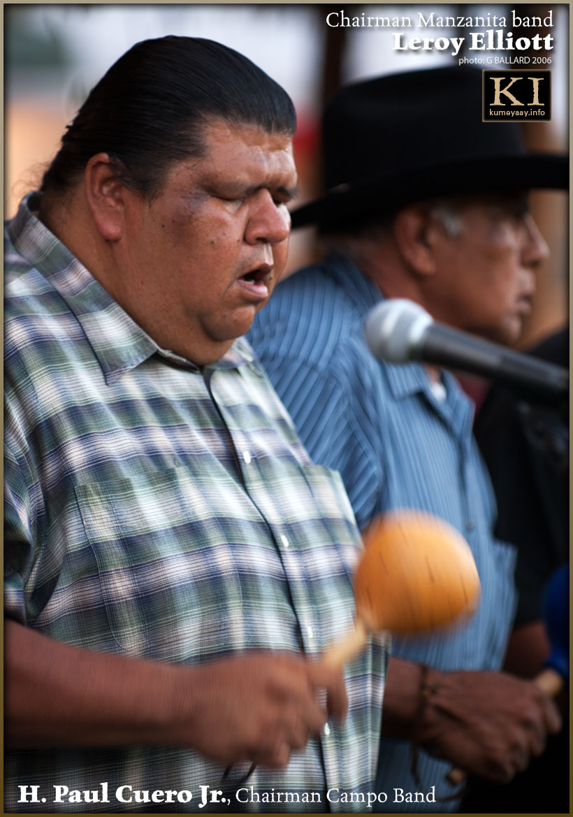 H PAUL CUERO Kumeyaay Song Leader