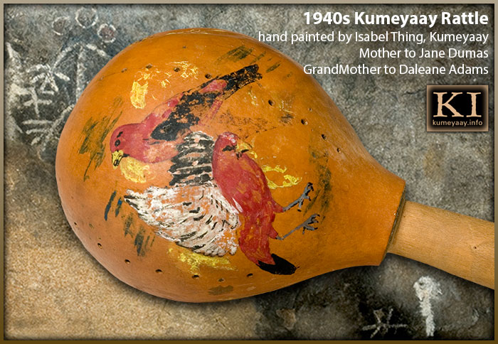 KUMEYAAY BIRD RATTLE