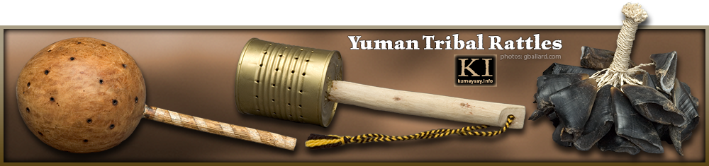 TRIBAL HAND RATTLES OF THE YUMANS