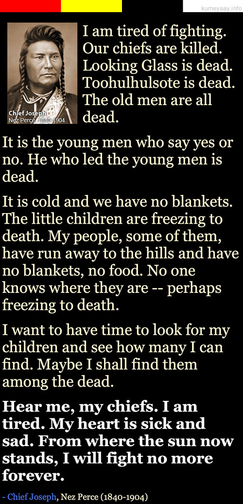 WORLD FAMOUS TRIBAL NATIVE AMERICAN QUOTATIONS